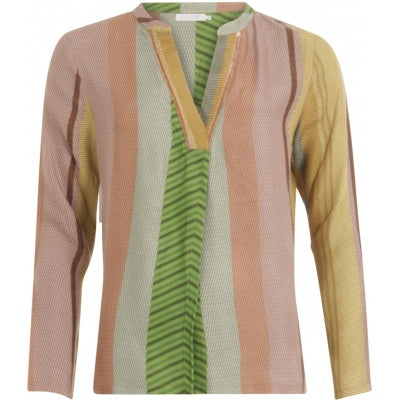 Amber 3/4 Blouse - Midnight Marine
