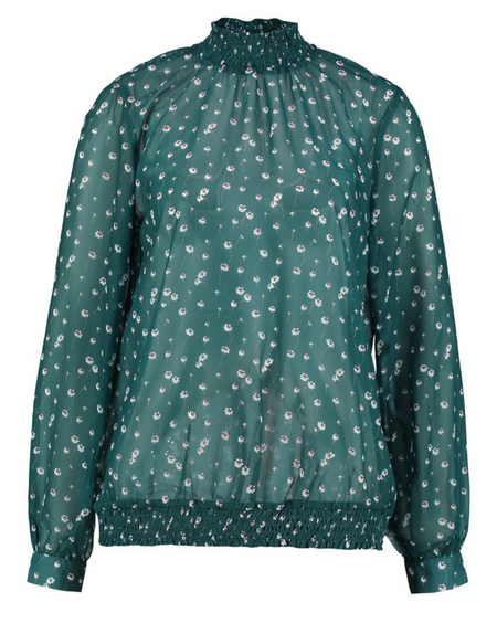 Amber 3/4 Blouse - Midnight Marine