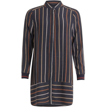 Amber 3/4 Blouse - Midnight Marine