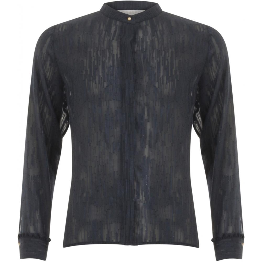 Shirt w. frill detail