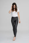 Ada coated jeggings - Black Deep