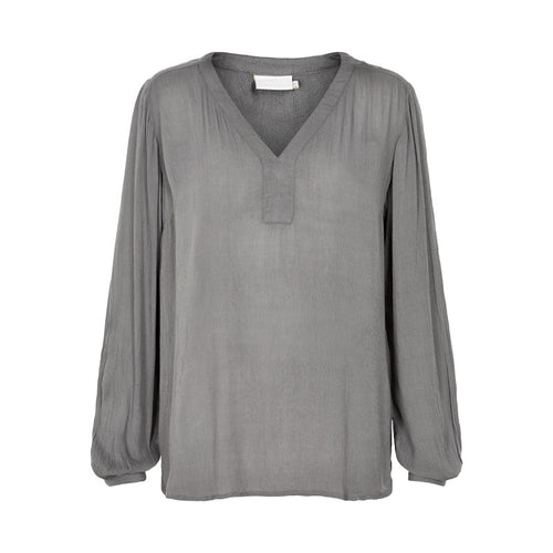 Amber l/s Blouse - Smoked Pearl