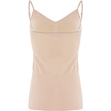 Seamless strap top- nude