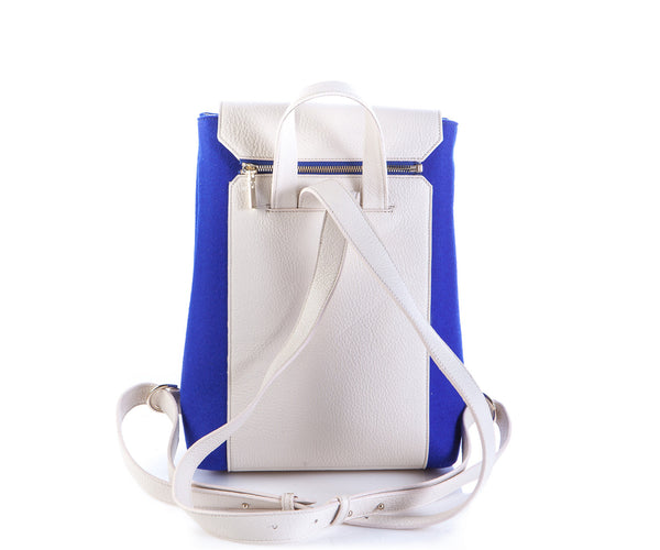 Cheryl backpack - Blue Cubic